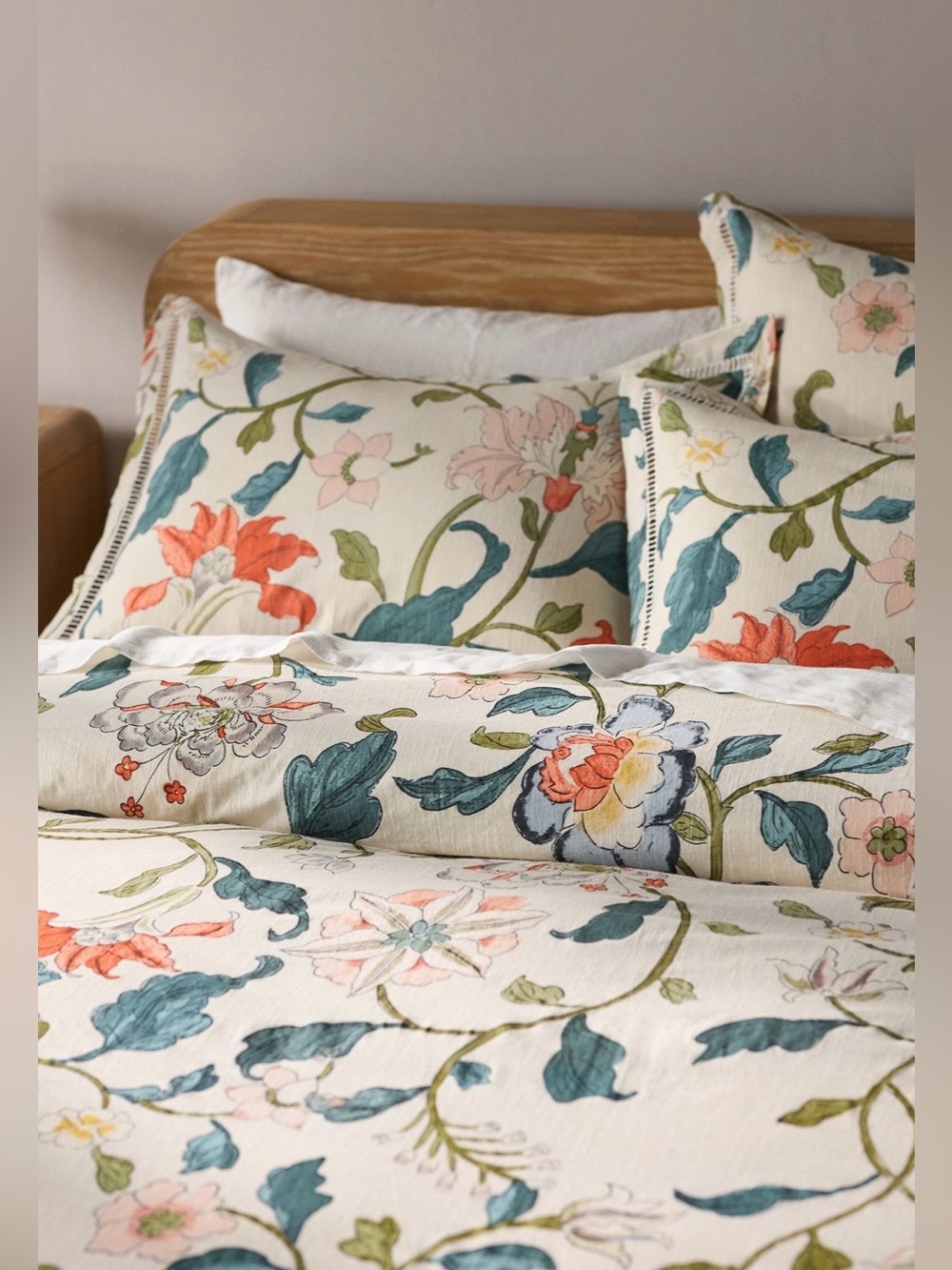 Anthropologie The Printed Cotton-Slub Duvet, Hattie - Picture 2 of 10
